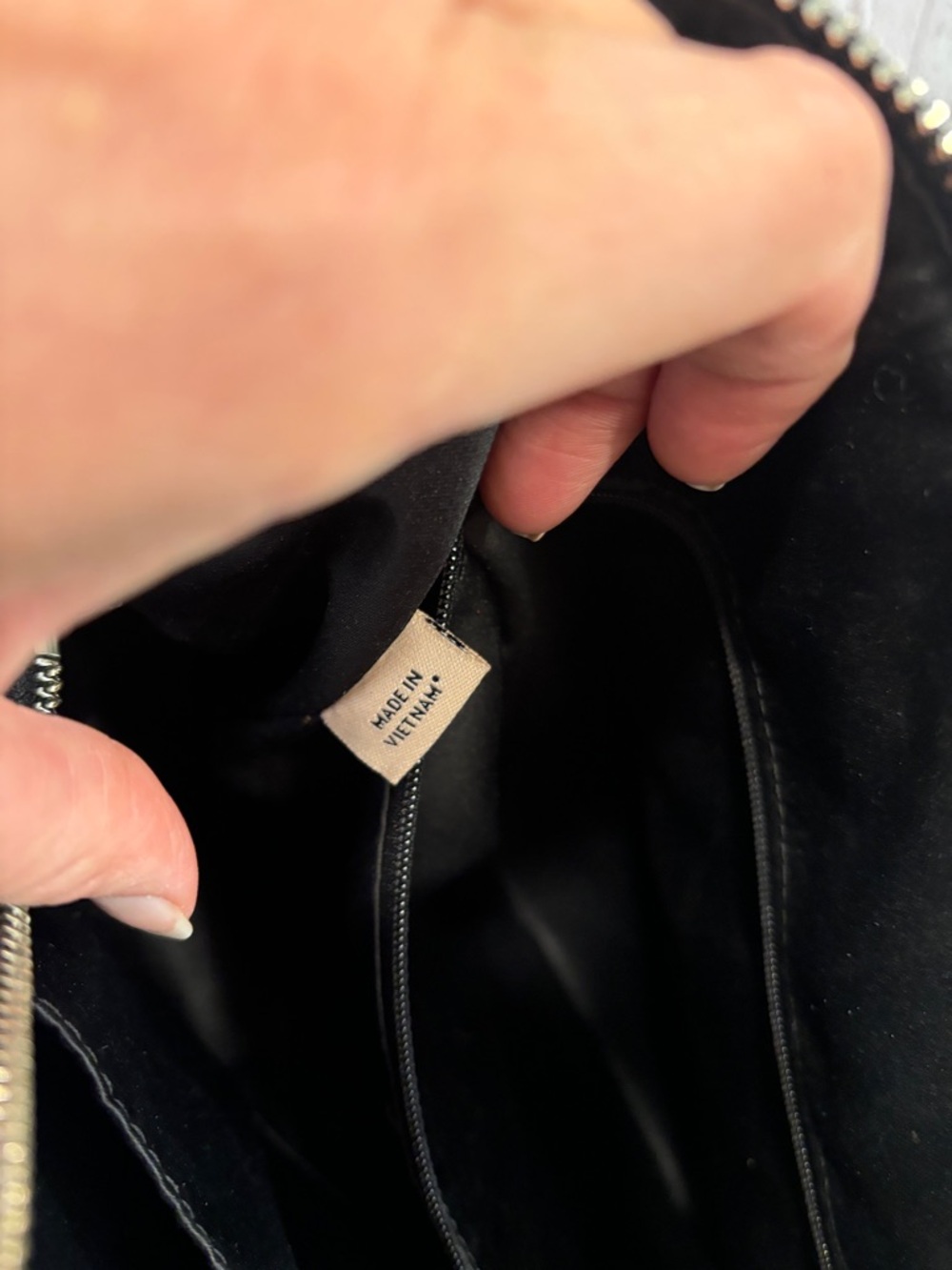 Coach Black Leather Tote with Silver Hardware - Picture 5 of 15